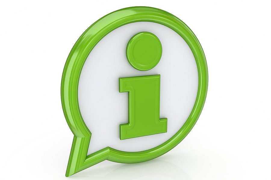 Foto: Ein Zeichen zur Information.